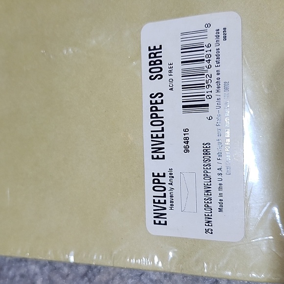 VINTAGE SOBRA GOLD HEAVENLY ANGELES STAR 100 ENVELOPES BUNDLE PRICE - Picture 4 of 10